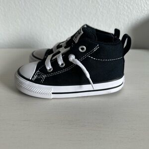 Converse Black and White High-Top Sneakers